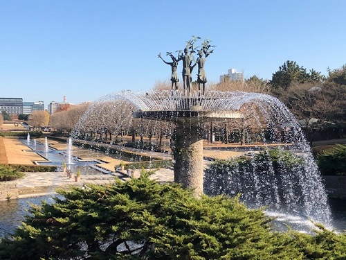 昭和記念公園の噴水.JPG